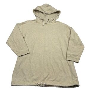 Vintage‎ J. Peterman Co Hoodie Sweatshirt Women's Small Funnel Neck Lightweight